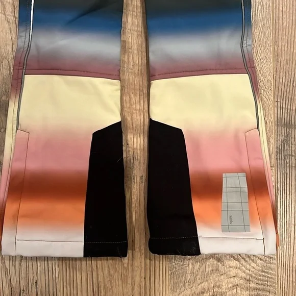 NWT Molo Multicolor Striped Ski Pant Size 8 - Picture 5 of 7
